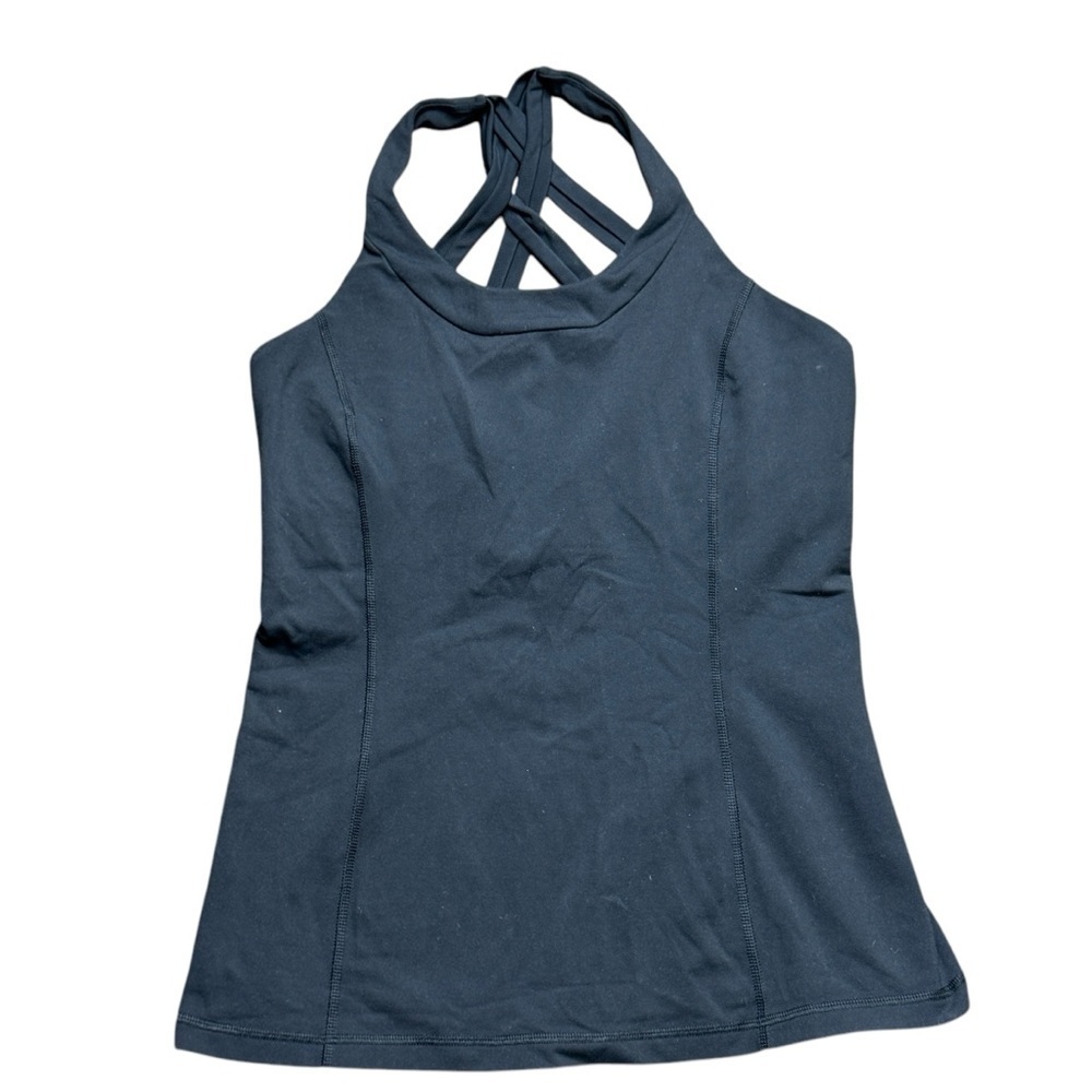 Lululemon Criss Cross Strappy Back Tank Top Black 8